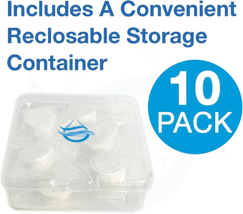 Filtration Warehouse 18mm 10, 25, or 50 Pack Leak Stop Valve Replacement Pads, US Company! Support American Businesses! For Automatic Leak Detectors, Water Stop Valves, Under Sink RO Reverse Osmosis, Filtration (10-Pack) - Image 4